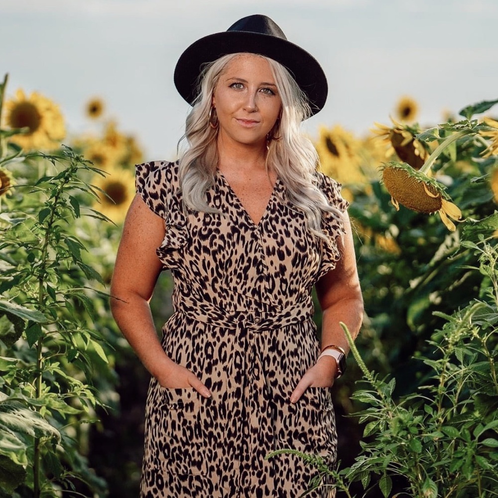 Siena Sky Cheetah Dress